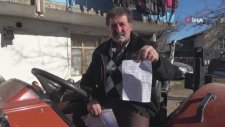 Hız Göstergesi 30 Kilometreyi Geçmeyen Traktörüyle 105 Kilometre Hız Yapmaktan Ceza Yedi