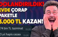Yine Dolandırıldık! Günde 3.000 TL Kazandıran Evde Çorap Paketleme İşi!