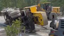 İş Makinesini Kurtarma Operasyonunda İşler Ters Gitti