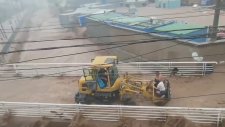 Sel Sularında Ekskavatör ile Kurtarılan Aile