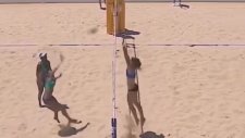 Plaj Voleybolunda Muhteşem Ralli