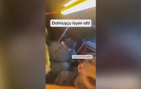 Parasını Ödemeyen Yolcuya İsyan Eden Dolmuş Şoförü