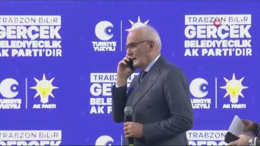 Cumhurbaşkanı Erdoğan, Trabzon İlçe Aday Tanıtım Toplantısı’na Telefon ...