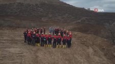 İliç’te Toprak Altında Kalan 9 İşçiyi Arama Çalışmaları Dron İle Görüntülendi