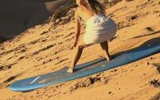 Kızdan Başarısız Kum Sörfü