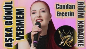 Aşka Gönül Vermem (Unut Sevme Beni - Candan Erçetin - Ritim Karaoke (Nihavend Minör 8/8 Disko