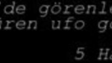 Türkiyede Ufo Görüntüsü