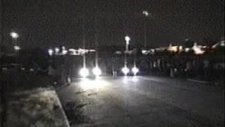 İllegal sokak yarışı civic viper'a kayarken