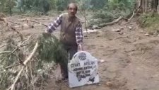 sel Şehit mezarına zarar vermedi..