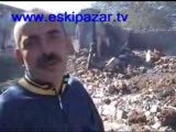 gözlü köyünde yangın