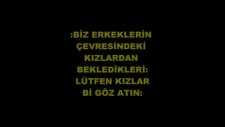 Erkeklerin Kızlardan İstedikleri