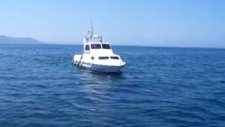 Deniz Canavarı S.ü.k.b. Mavi Deniz Ve Beyaz Bot