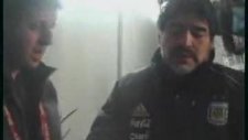 vuvuzela çılgınlığı maradona'yı da sardı