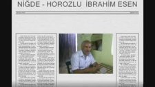 Niğde- Horozlu - İbrahim Esen - Ankrada Yedm Tz My