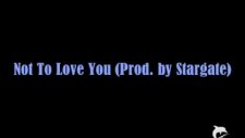 Ryan Tedder - Not To Love You
