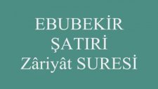 ebubekir şatıri zariyat suresi