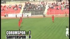 çorumspor 1- sarıyer 0 maç özeti