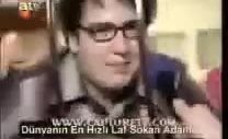 dünyanın en hızlı laf sokan adamı