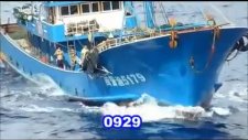 Chinese Fishing Boat Rams The Japan Coast Guard1/6