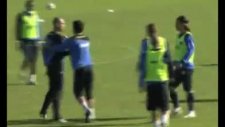 bilica ve caner idmanda böyle kavga etti! -