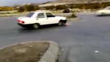polisle kapışan turbolu şahin