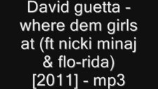 David Guetta - Where Dem Girls At Ft Nicki Minaj