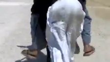 eşeğe pantolon giydirmişler