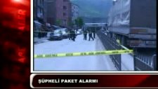 şüpheli paket alarmı
