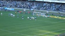 gremio taraftarlarının gol sevinci