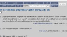 print screen hakkında bilgiler