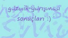 Güzelik Yarışması Sonuçları