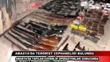 amasyada terorıst cephanelıgı bulundu