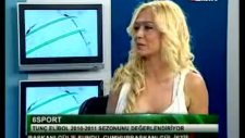 özge pirçek'in tunç elibol'a canli yayin şakasi