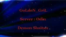 Golden Gril Demon Shaitan