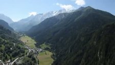 teleferik üzerinde bisiklet şovu