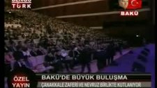 Bakü'de Ahmet Şafak Fırtınası Karabağ Canlı 18 03 2011