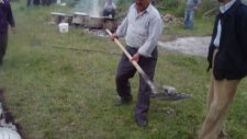 Çorum Kargı Göletdere Cembekli Mahallesi Yağmur Duası İçin Keşkek Pişiriliyor