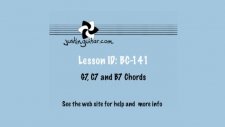 Bc-141 G7 C7 B7 Chords