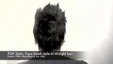 Slikhaar Tv 37 Mens Pop Style Faux Hawk İn Straight Hair Product Renati Rock Hard