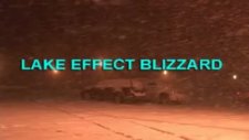 extreme lake effect snow blizzard in michigan!