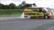 ford transit v8 drifting