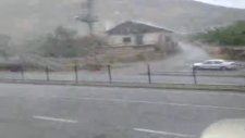 Tekkede Muthiş Dolu Yağışı
