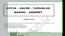 arşimet yasası pascal yasası gökay çelik