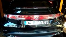 vanalı egzoz honda civic type r