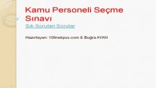 kpsssık sorulan sorular