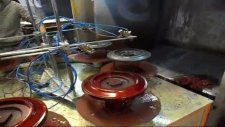 bakalit tencere kulbu boyama otomatik yaş boya robotu