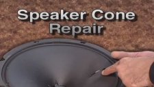 speaker cone repair