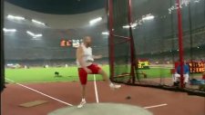 atletizm erkekler disk atma finali beijing 2008