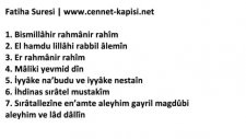 namaz sureleri - fatiha suresi - latince okunusu ve hd ses kalitesi - www.cennet