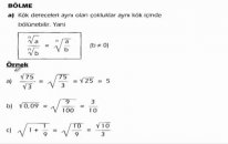 köklü sayılar 2